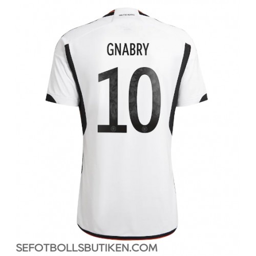 Tyskland Serge Gnabry #10 Replika Hemma matchkläder VM 2022 Korta ärmar
